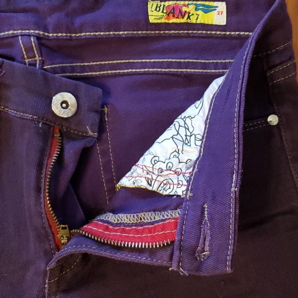 Purple Blank NYC women's purple skinny jeans size 27 - Picture 3 of 6